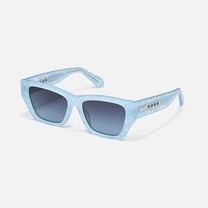 New Quay LIMITED EDITION No Apologies Sunglasses - Blue